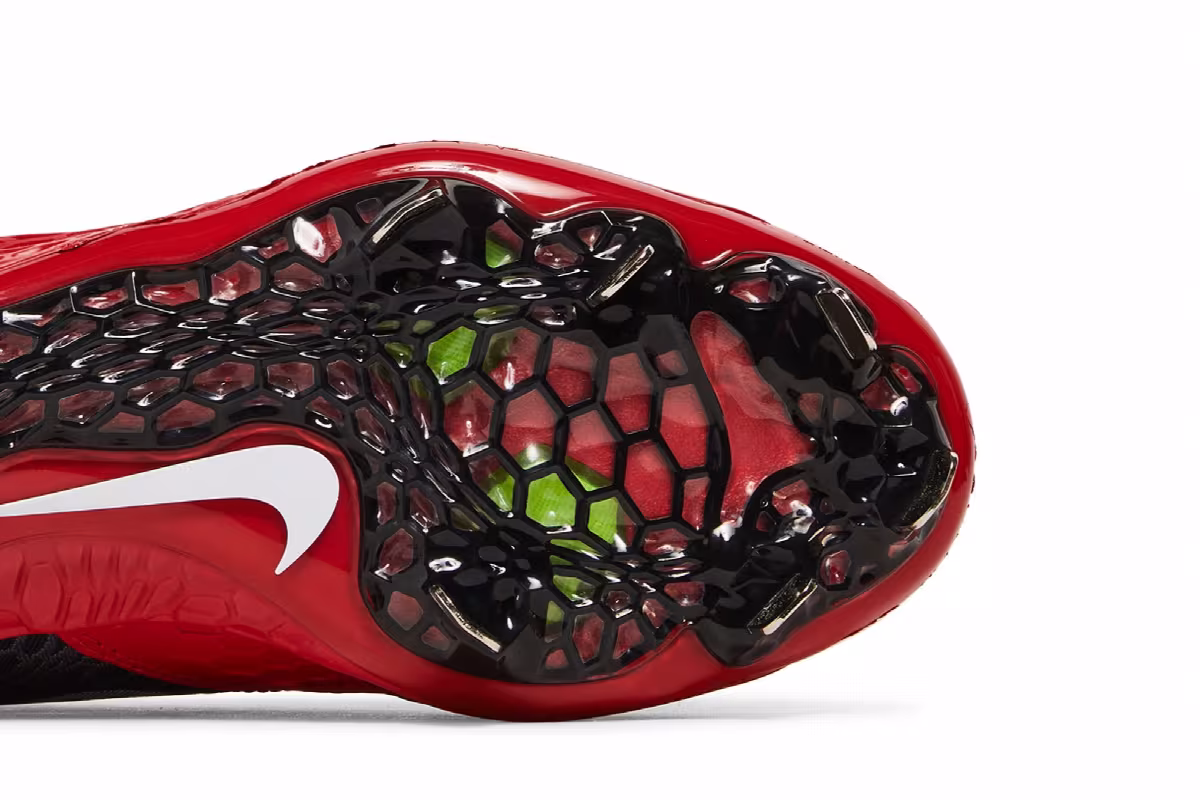 Nike Force Zoom Trout 5 University Red, view 6
