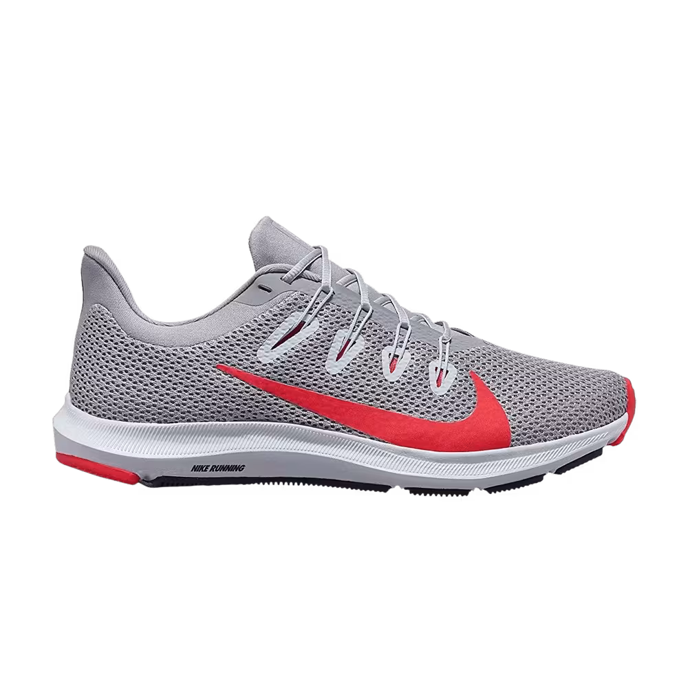 Nike Women's Quest 2 Wolf Grey Red Orbit
