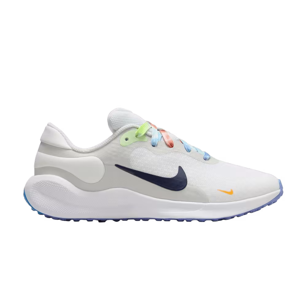 Nike Revolution 7 NN SE GS White Midnight Navy