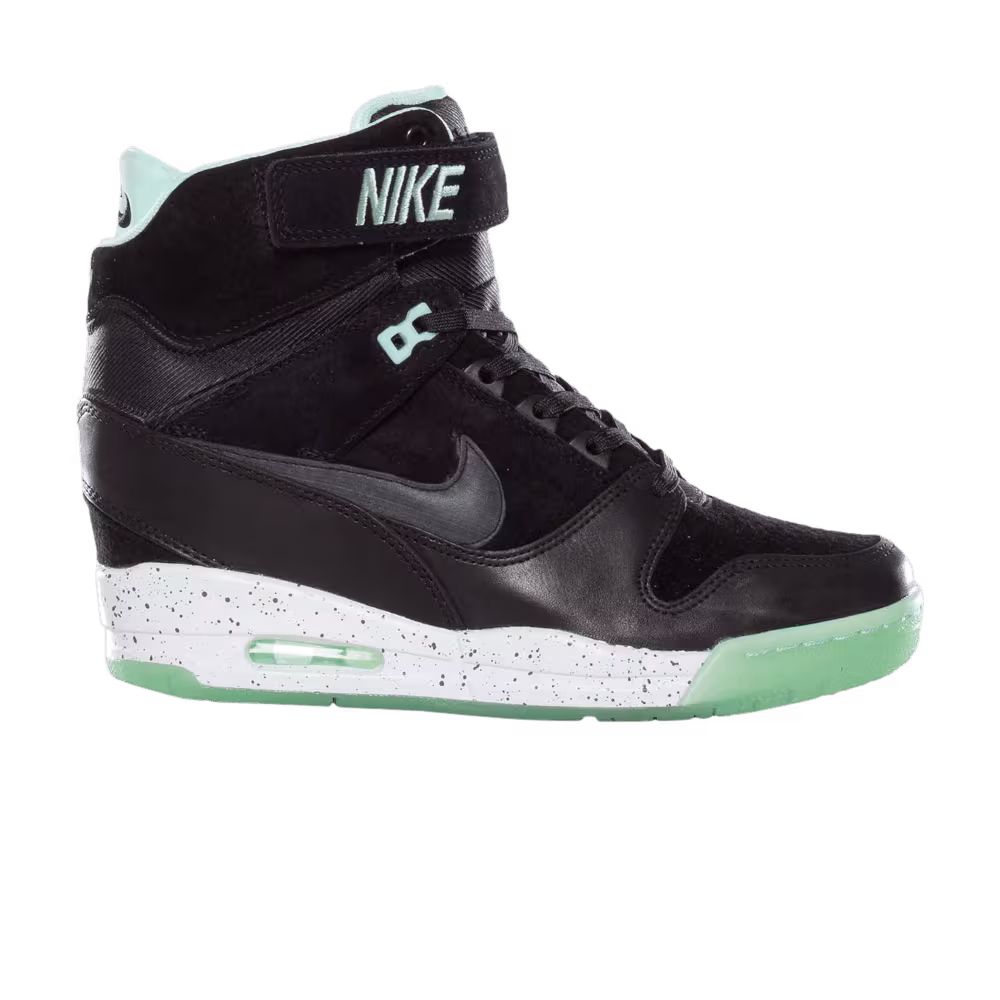 Nike Women's Air Revolution Sky Hi QS Black Arctic Green