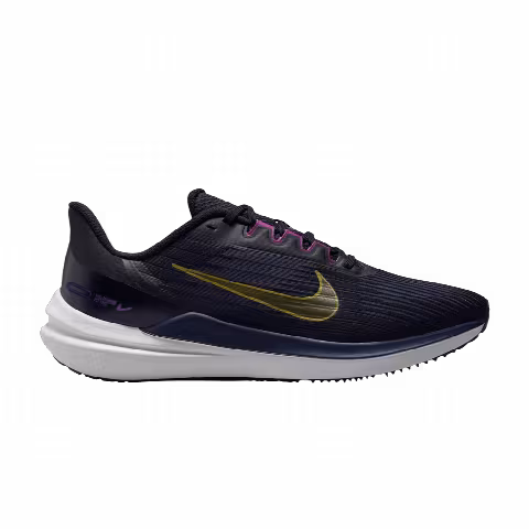 Nike Air Winflo 9 'Black Gold Suede'