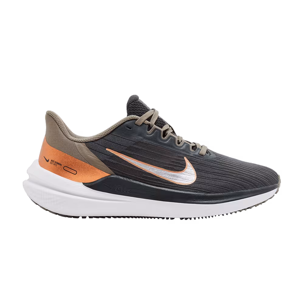 Nike Women's Air Winflo 9 Grey Metallic Copper