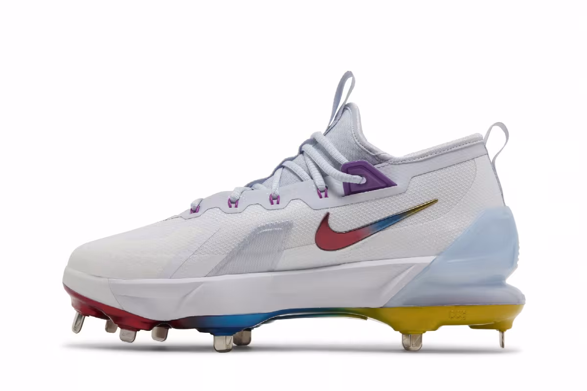 Nike Force Zoom Trout 9 Elite Rainbow, view 4