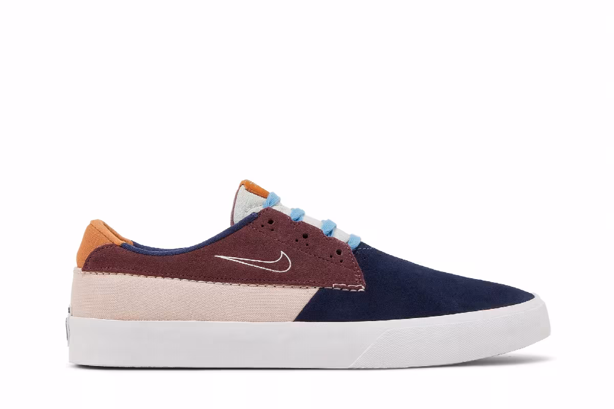 Nike Shane SB Midnight Navy Pink Oxford, view 2
