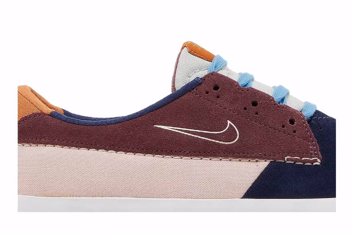Nike Shane SB Midnight Navy Pink Oxford, view 3