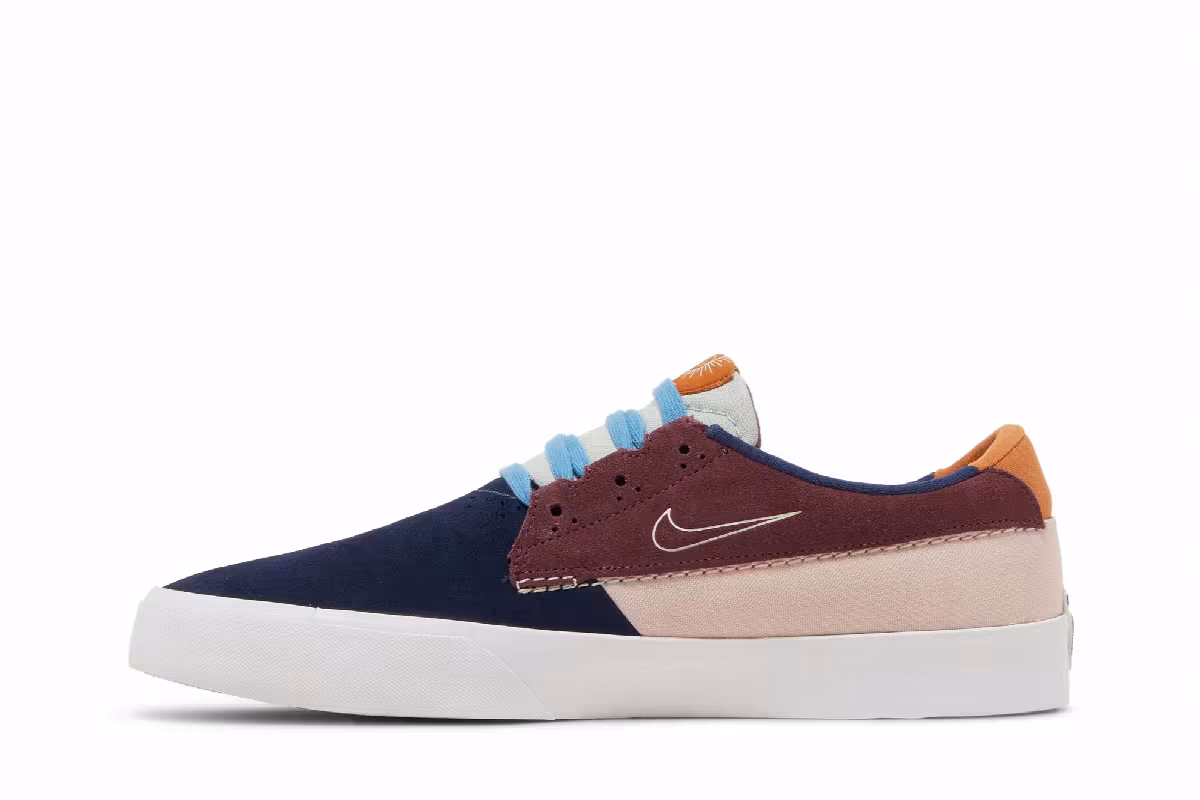 Nike Shane SB Midnight Navy Pink Oxford, view 4