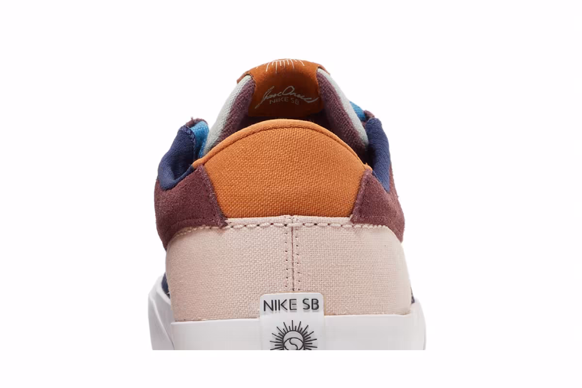 Nike Shane SB Midnight Navy Pink Oxford, view 8