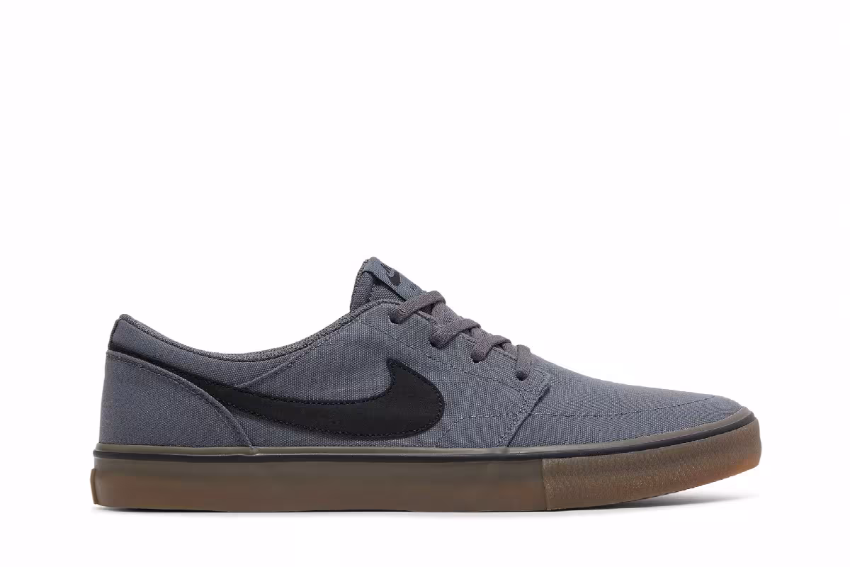 Nike Portmore 2 Solar Canvas SB Dark Grey Gum, view 2