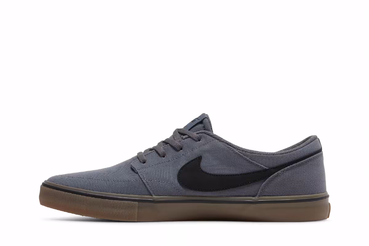 Nike Portmore 2 Solar Canvas SB Dark Grey Gum, view 4