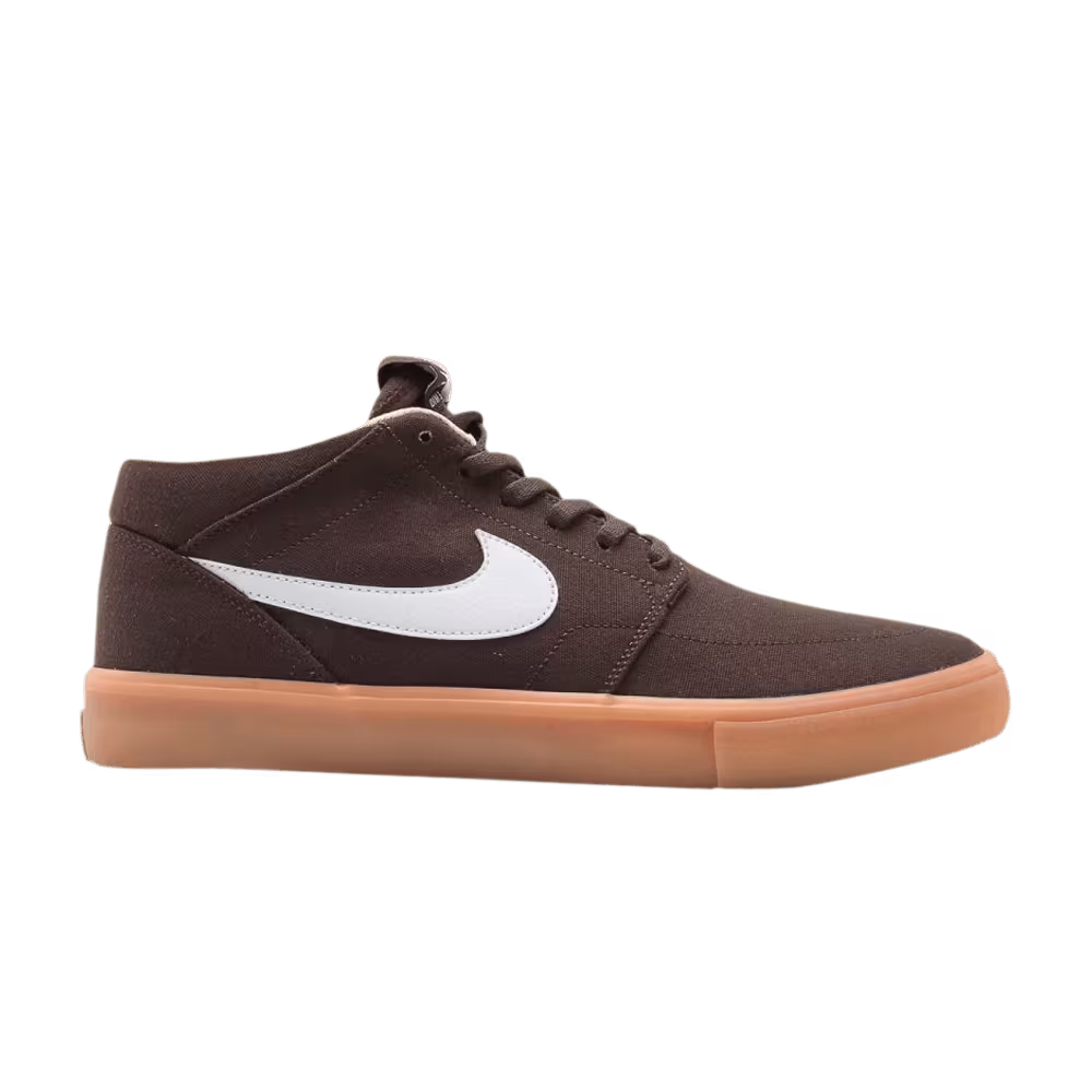Nike Portmore 2 Solarsoft Mid SB Brown Gum