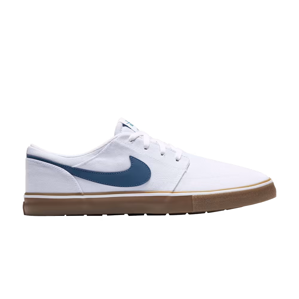 Nike Portmore 2 Solar Canvas SB White Industrial Blue Gum