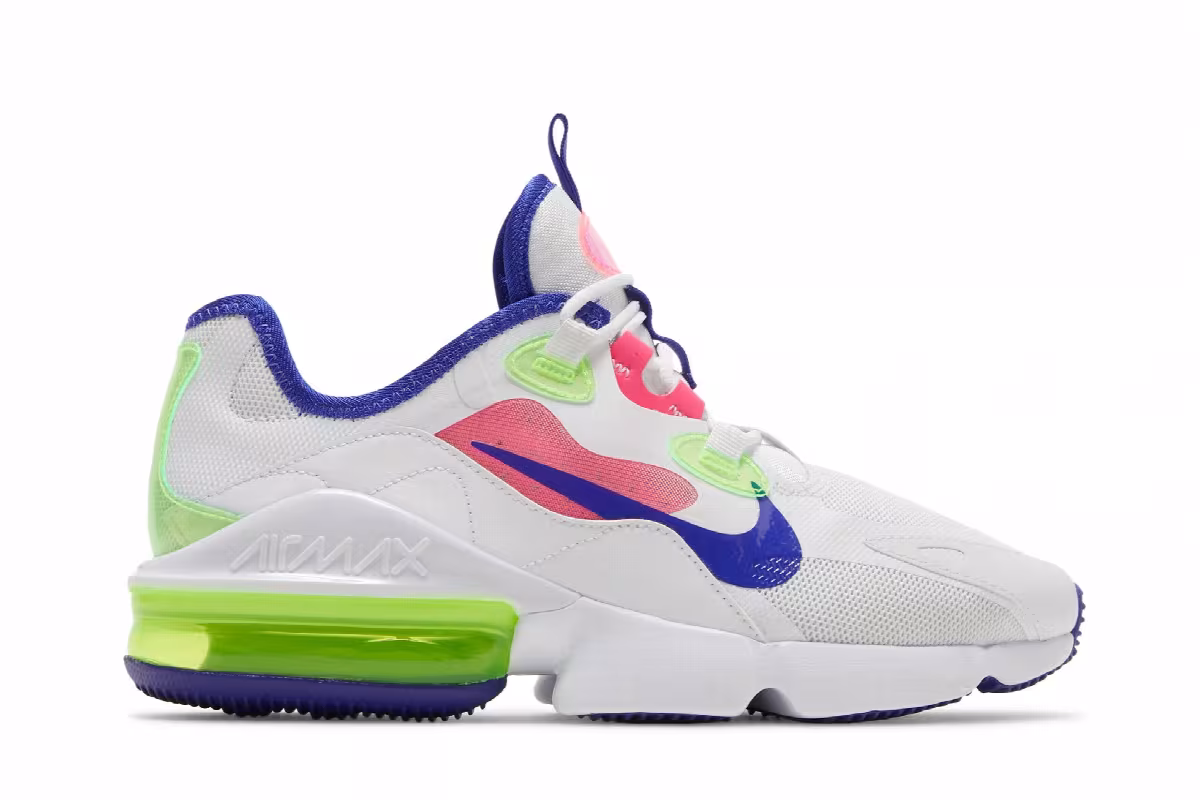Nike Women's Air Max Infinity 2AMD White Indigo Burst, view 2