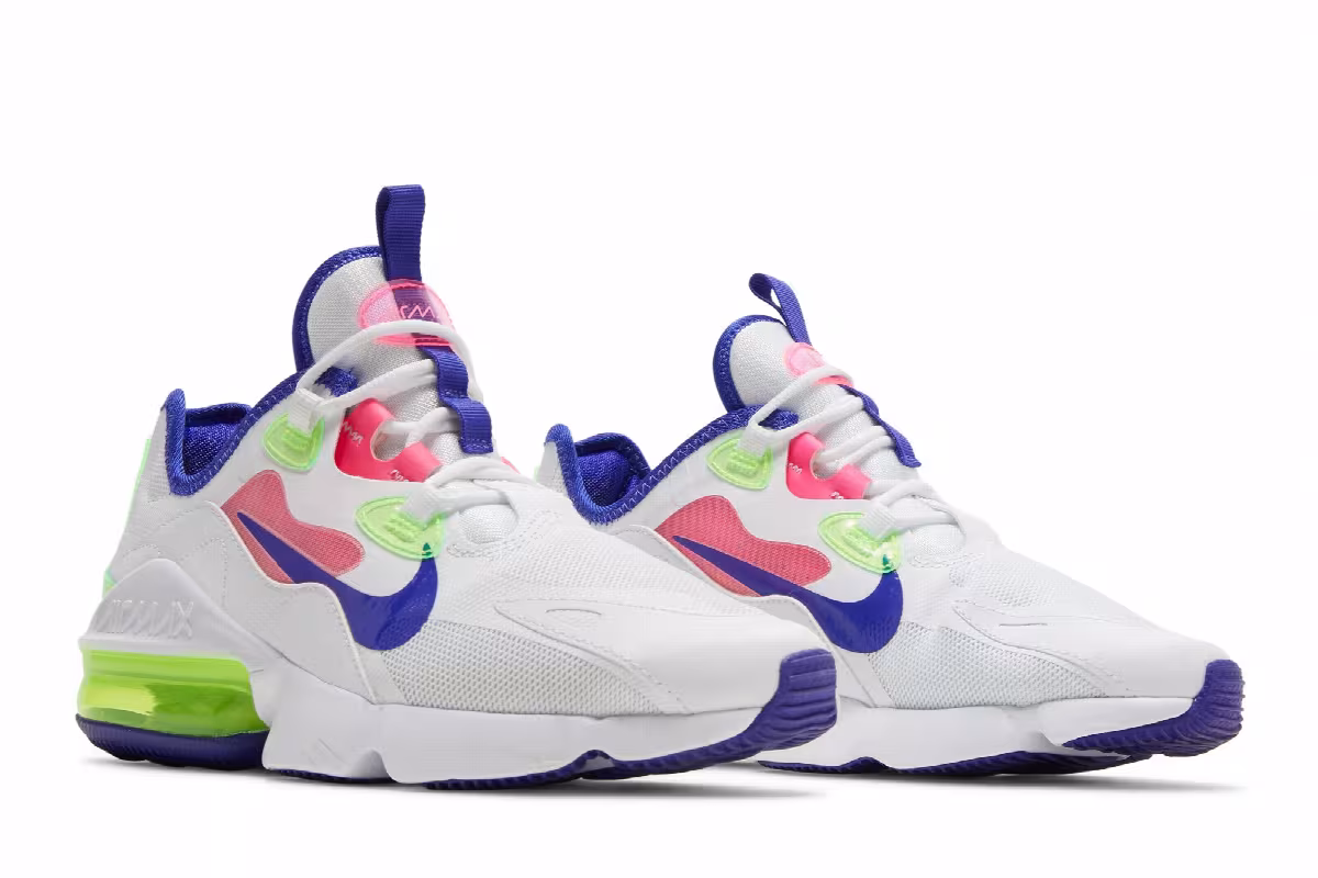 Nike Women's Air Max Infinity 2AMD White Indigo Burst, view 9