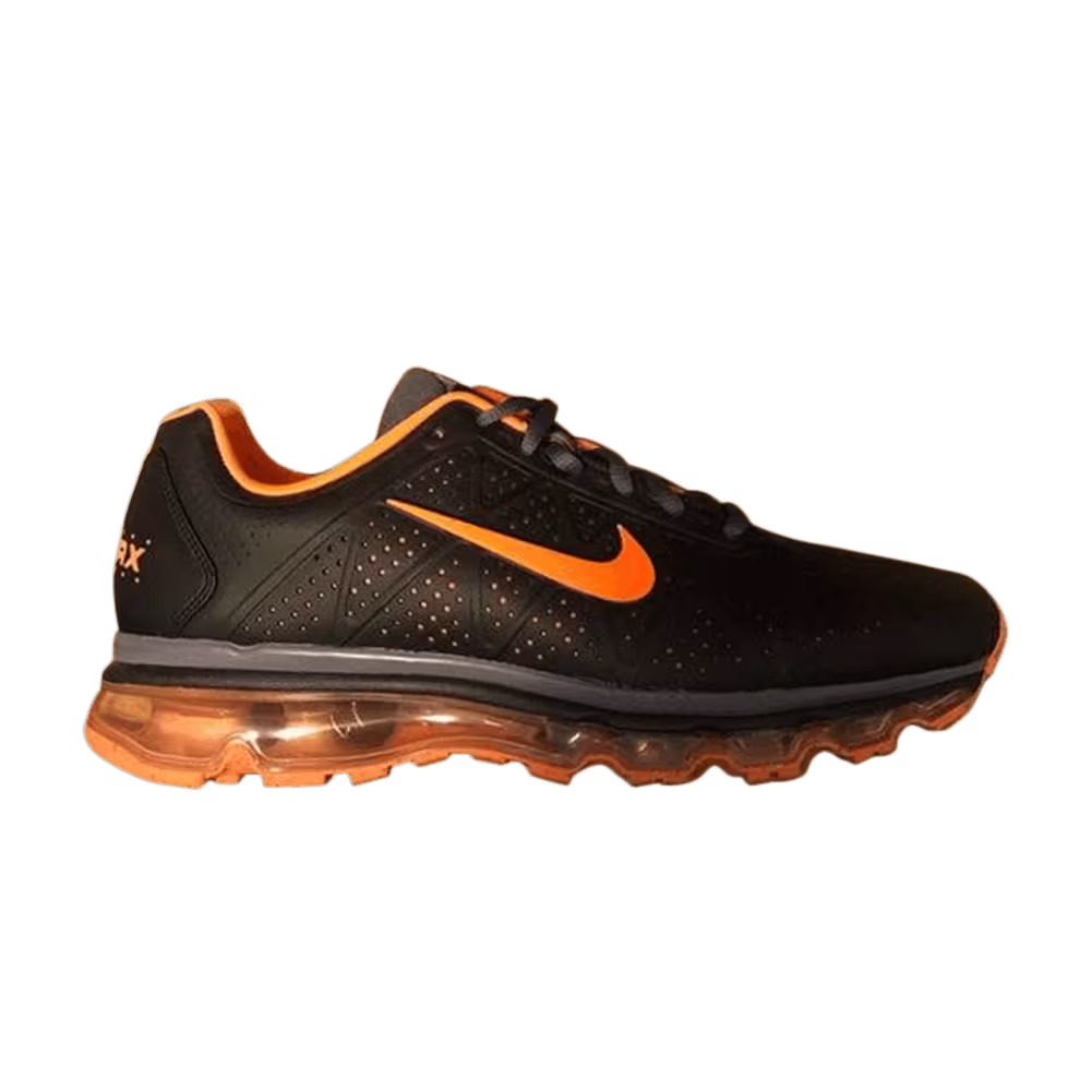 Nike Air Max+ 2011 Leather Black Orange