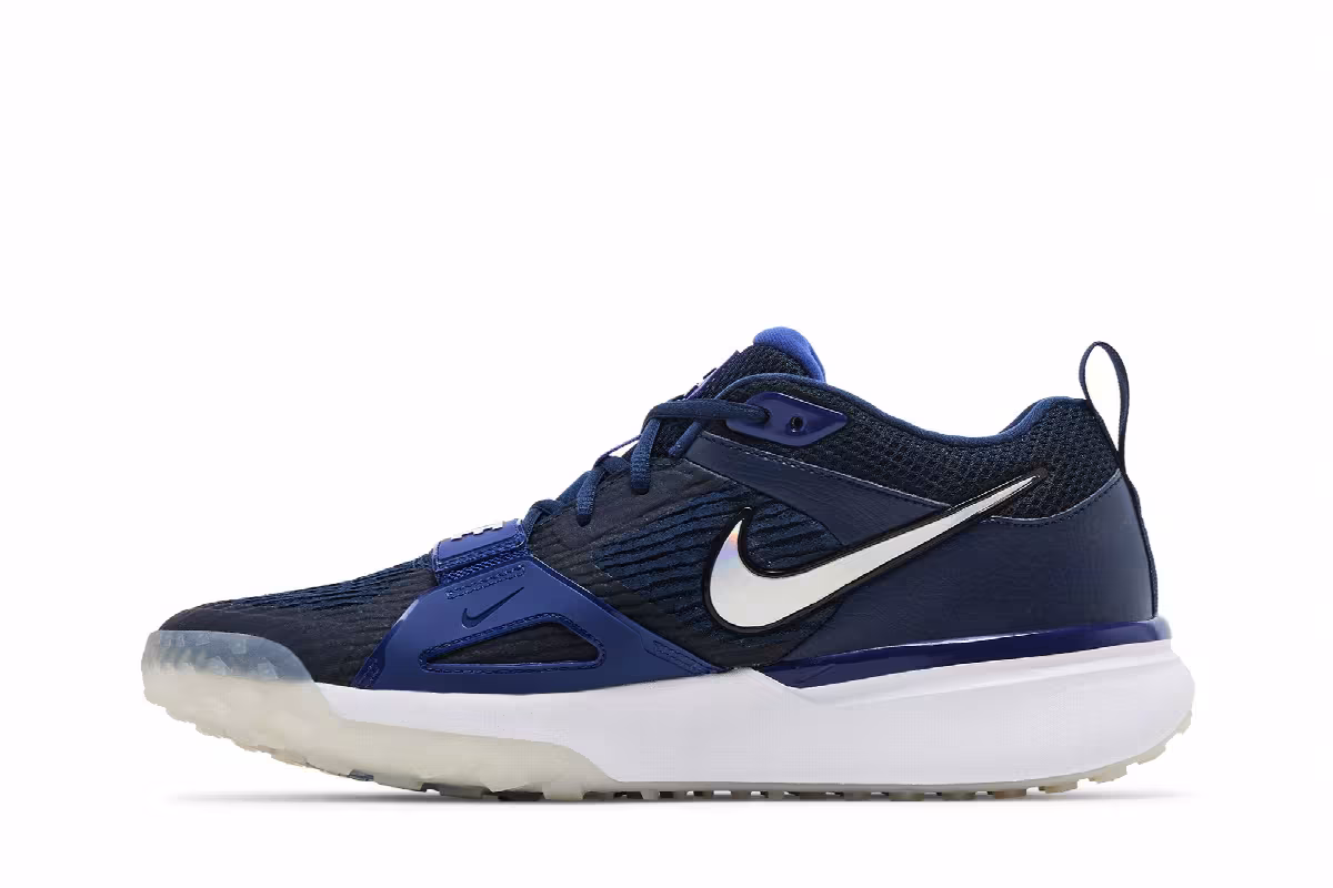 Nike Air Zoom Diamond Elite TF Promo College Navy, view 4