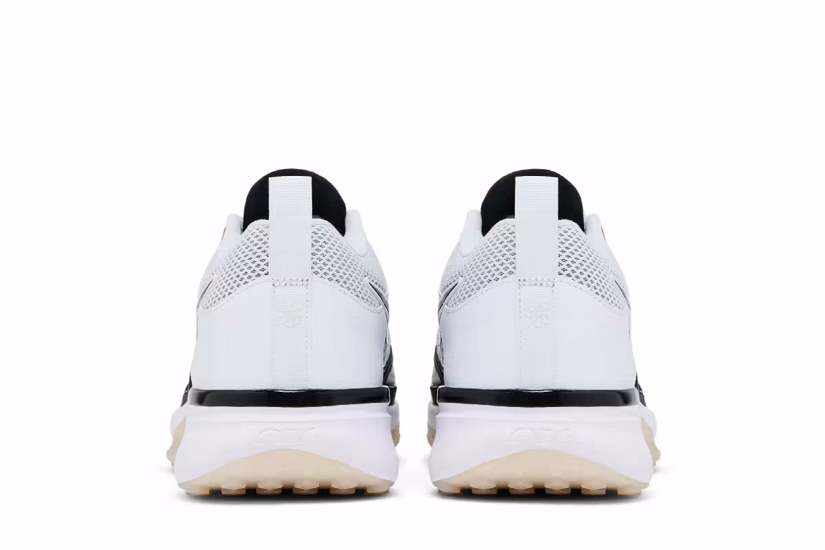 Nike Air Zoom Diamond Elite Turf White Iridescent - Black Outlined Swoosh, view 7