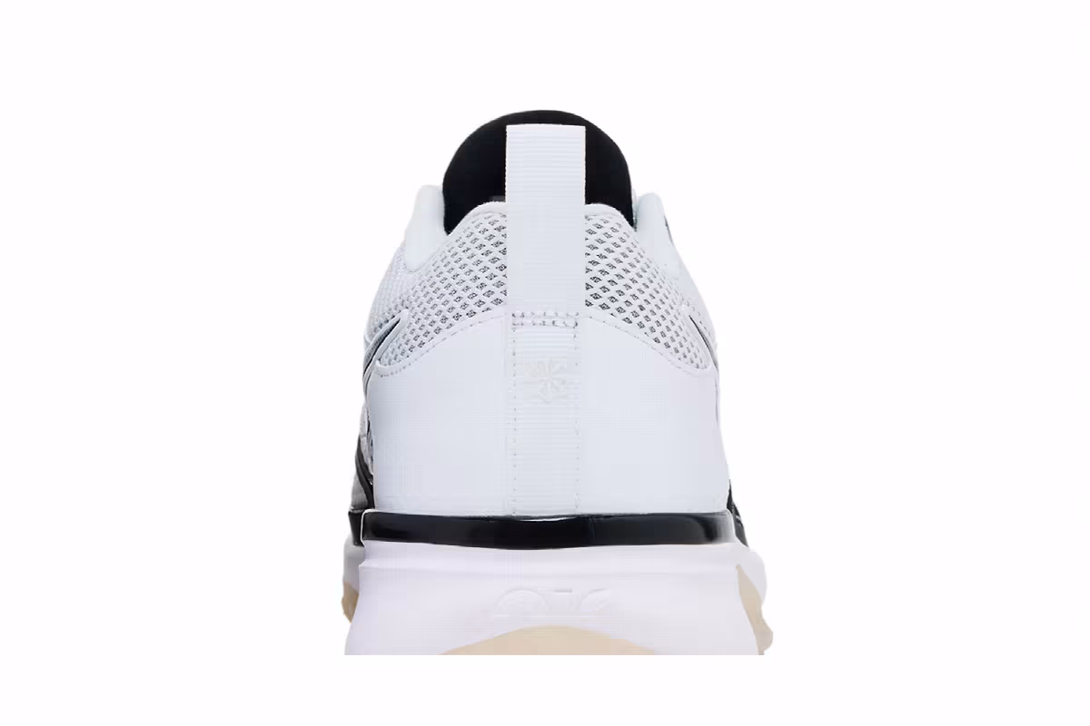 Nike Air Zoom Diamond Elite Turf White Iridescent - Black Outlined Swoosh, view 8