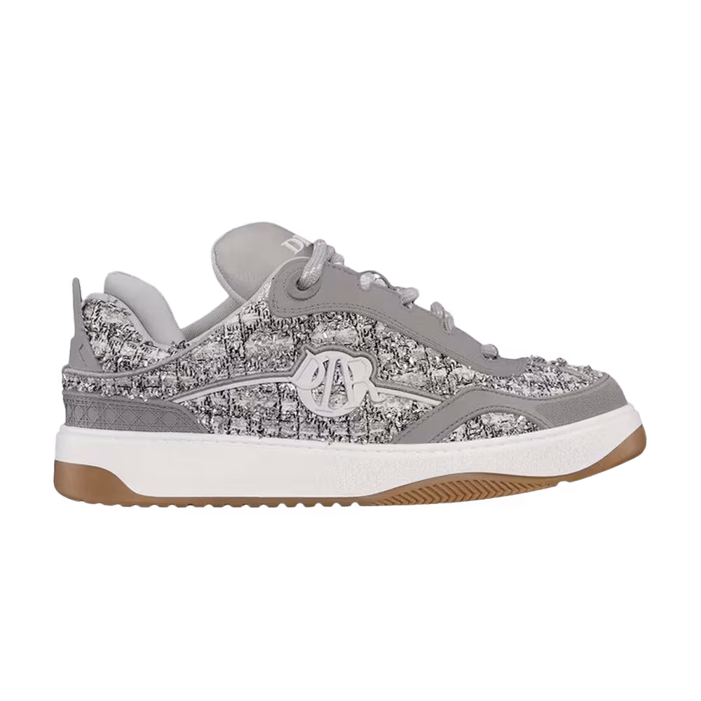 Dior B9S Skater Tweed Silver Tone