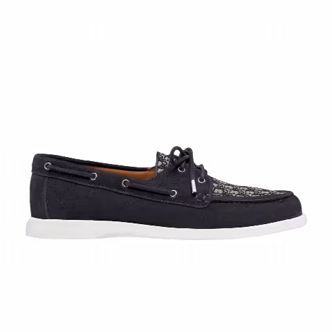Dior Granville Boat 'Dior Oblique - Navy Blue'