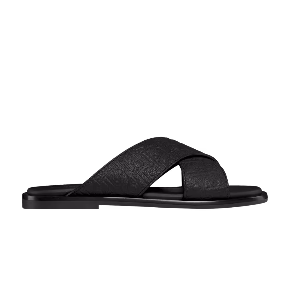 Dior Alias Sandal Dior Oblique - Black