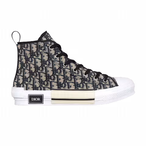 Dior B23 High 'Dior Oblique -Black Beige'