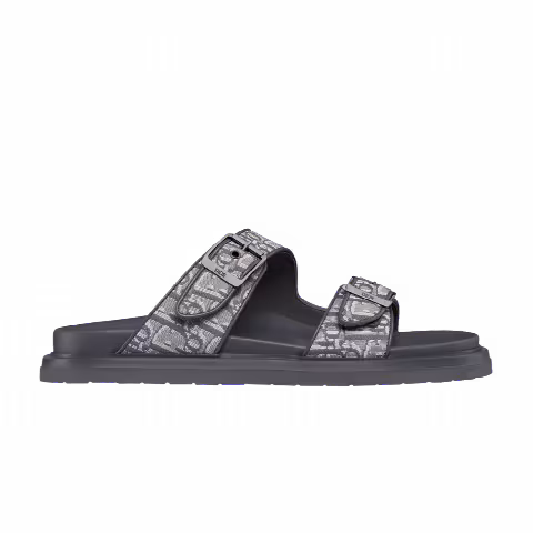 Dior Aqua Sandal 'Dior Oblique - Deep Grey'