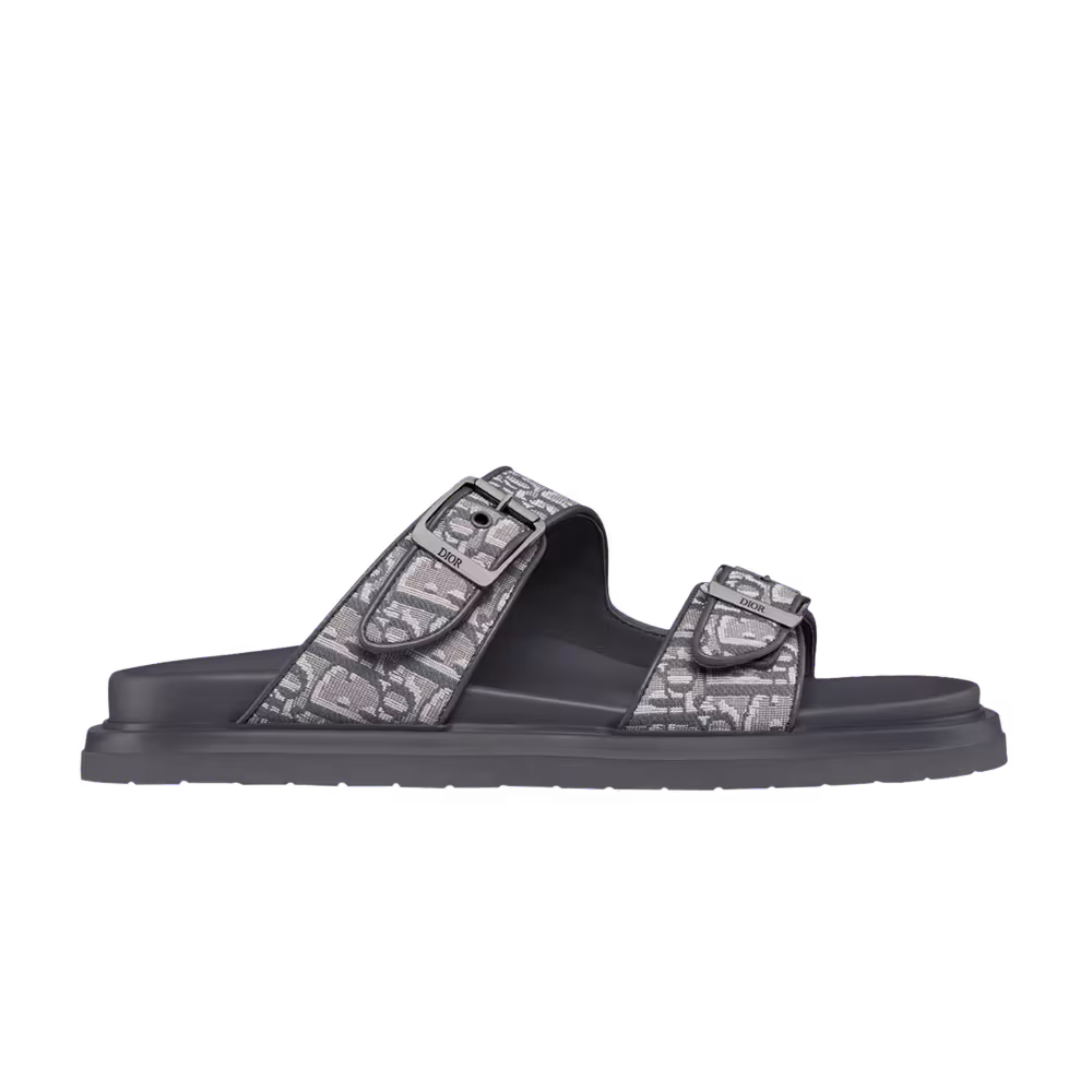 Dior Aqua Sandal Dior Oblique - Deep Grey
