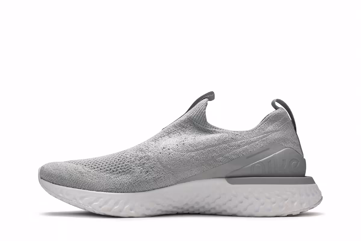 Nike Epic Phantom React Flyknit Wolf Grey, view 4