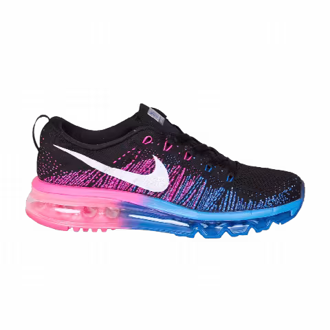 Nike Wmns Flyknit Max 'Black Photo Blue Hyper Punch'