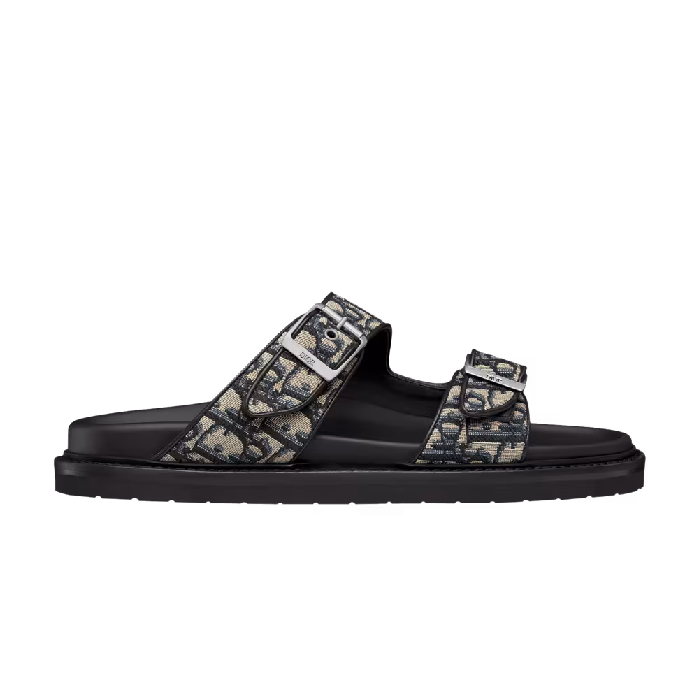 Dior Aqua Sandal Dior Oblique - Beige Black