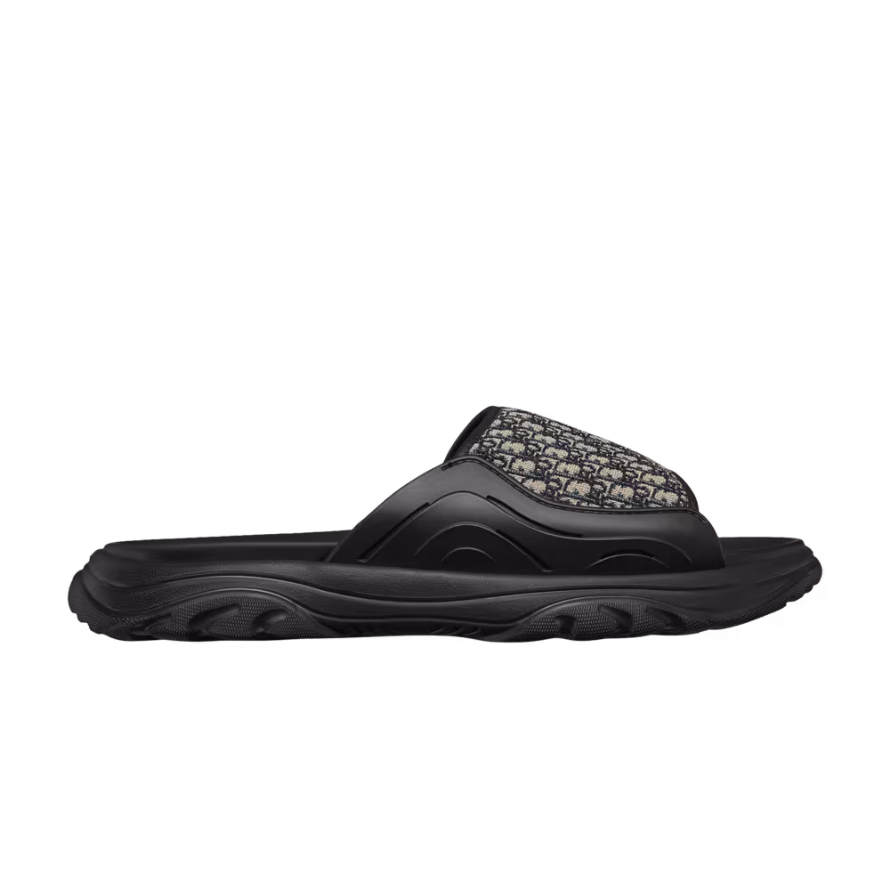 Dior H-Town Sandal Dior Oblique - Black