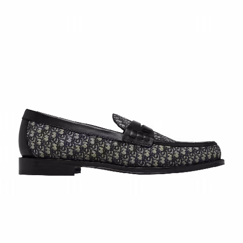 Dior Granville Loafer 'Dior Oblique - Black Beige'