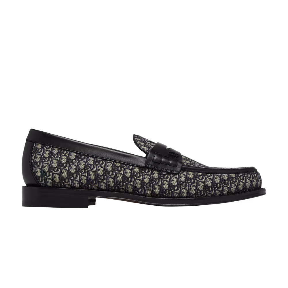 Dior Granville Loafer Dior Oblique - Black Beige