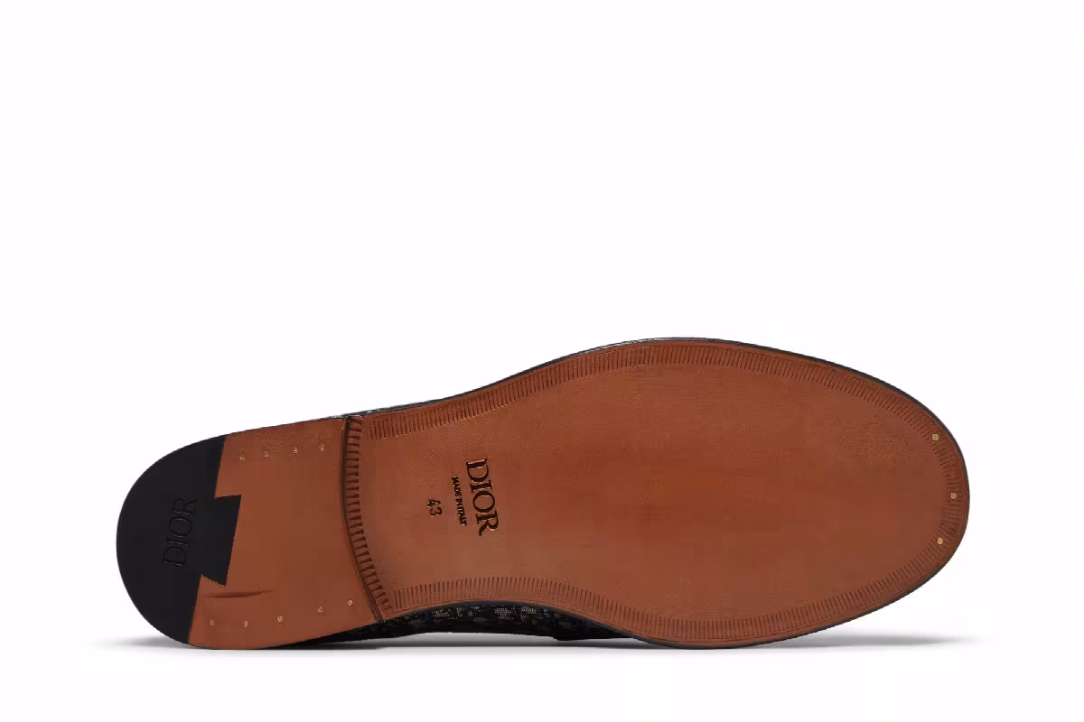 Dior Granville Loafer Dior Oblique - Black Beige, view 5
