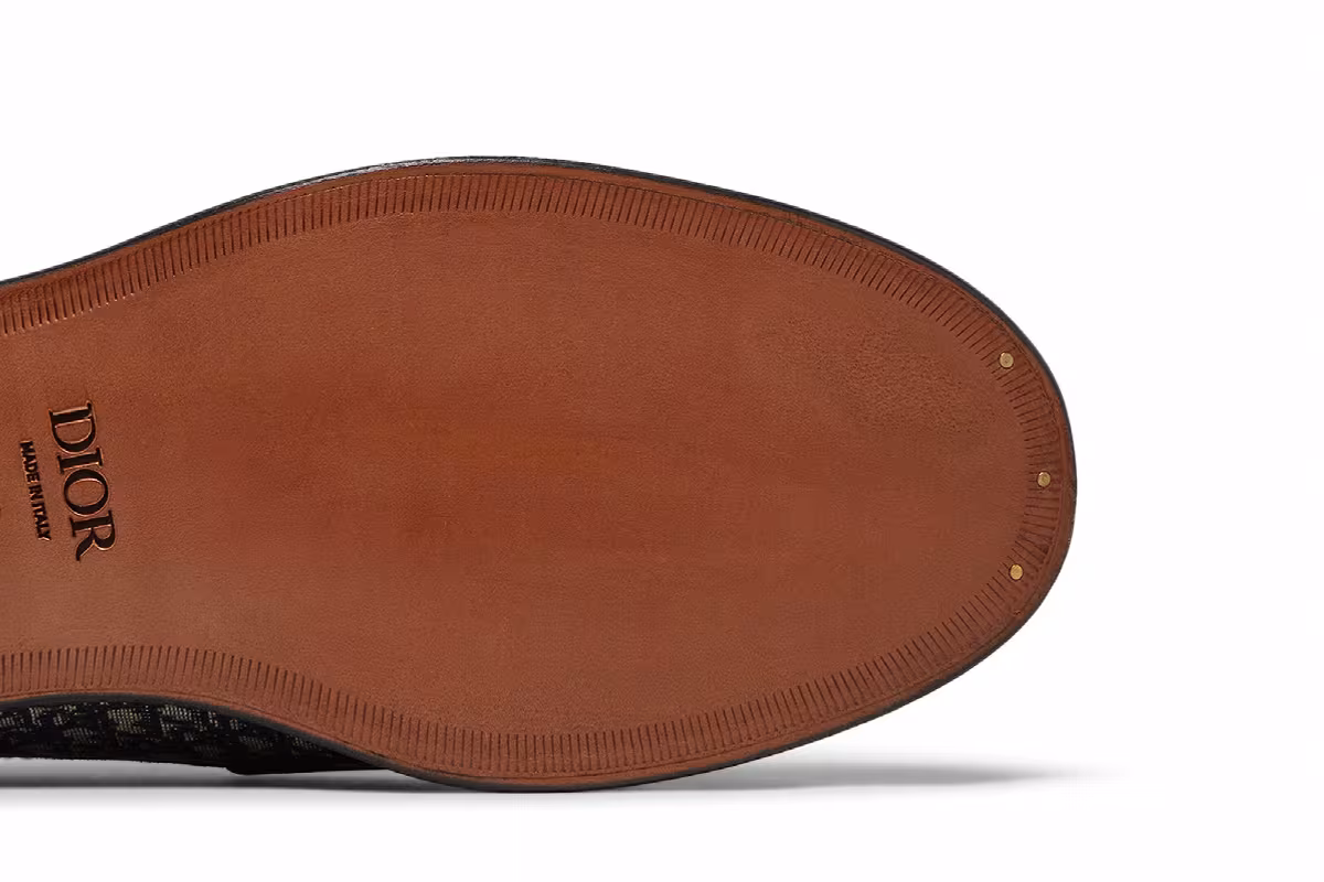 Dior Granville Loafer Dior Oblique - Black Beige, view 6