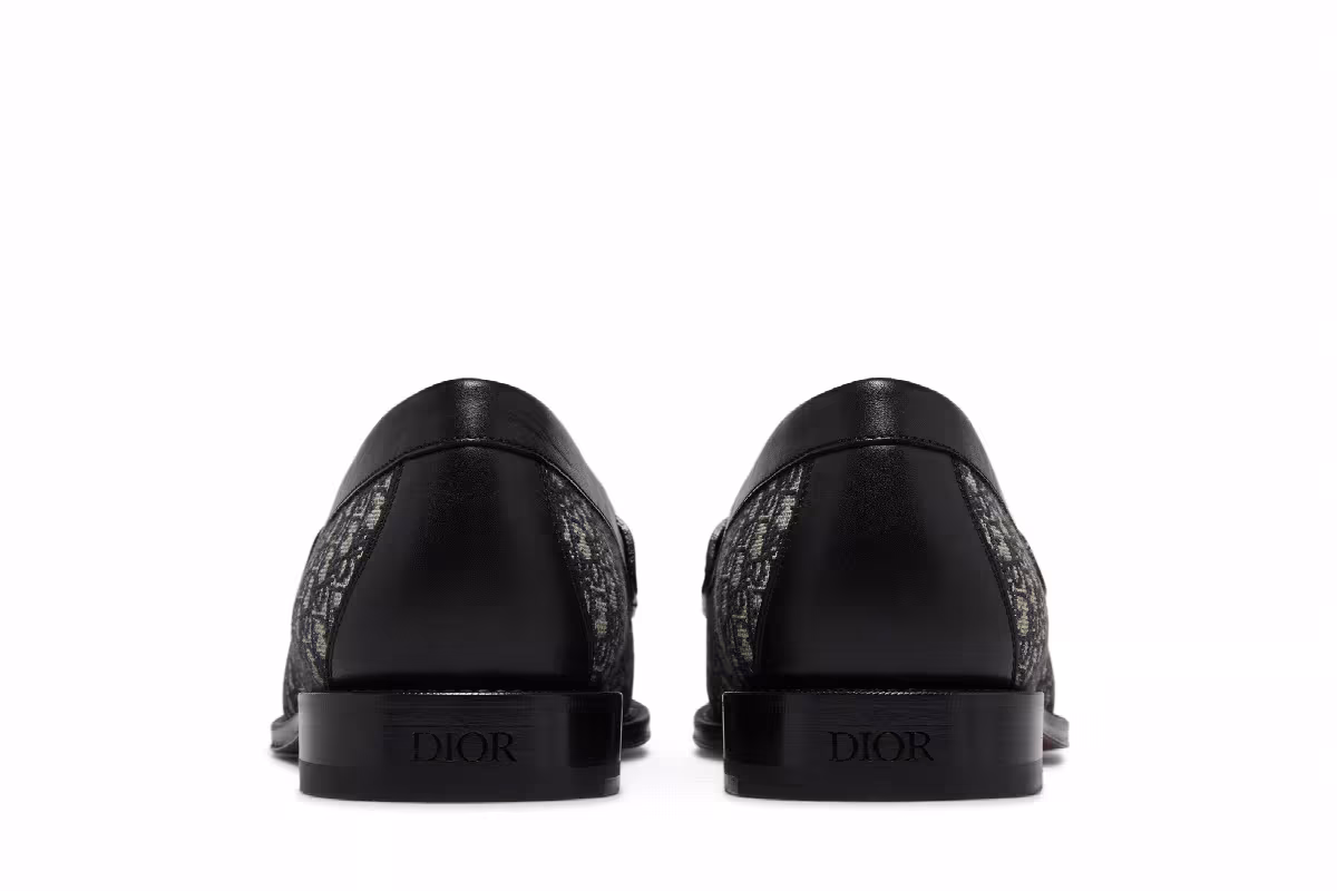 Dior Granville Loafer Dior Oblique - Black Beige, view 7