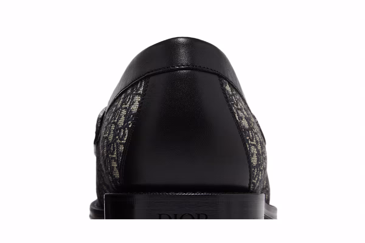 Dior Granville Loafer Dior Oblique - Black Beige, view 8