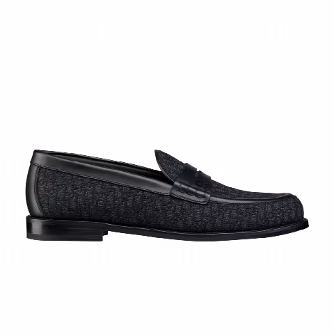 Dior Granville Loafer 'Dior Oblique - Black'