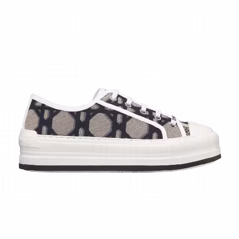 Dior Wmns Walk'N'Dior Platform 'Macrocannage - Deep Blue Beige'