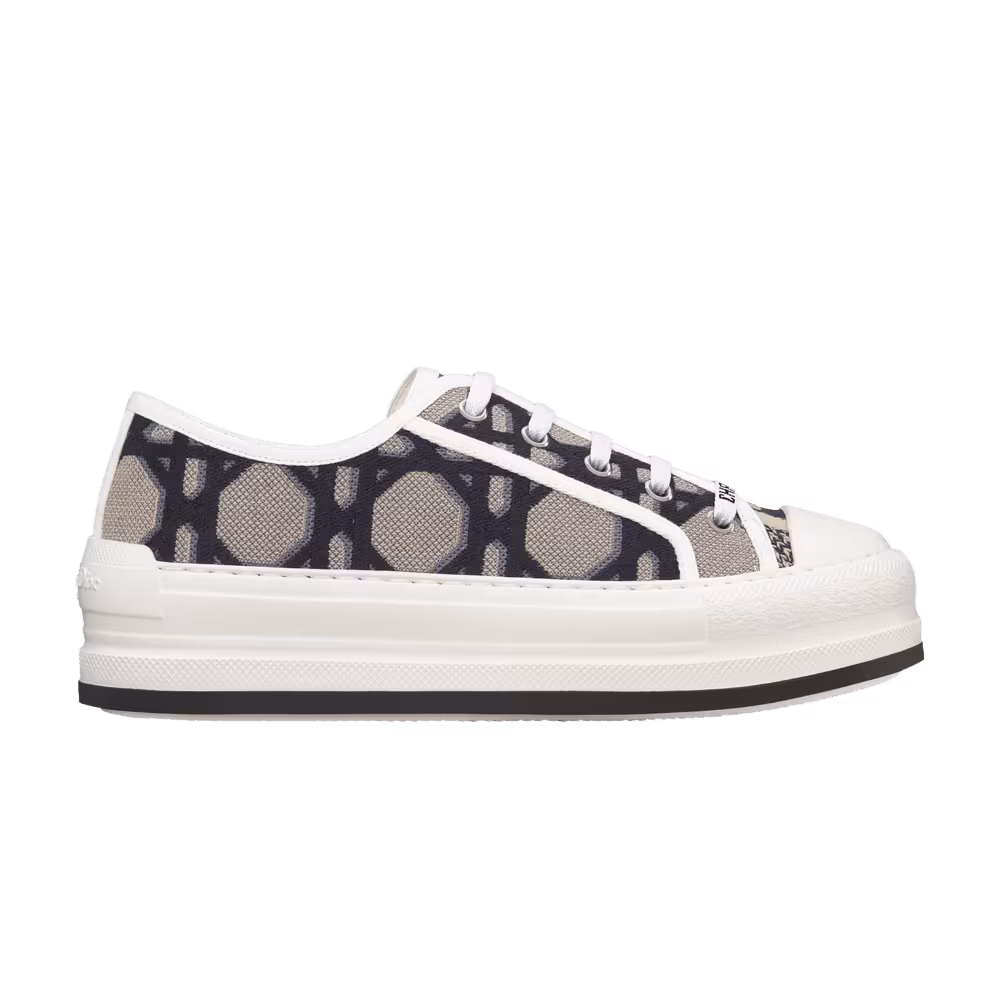 Dior Women's Walk'N'Dior Platform Macrocannage - Deep Blue Beige