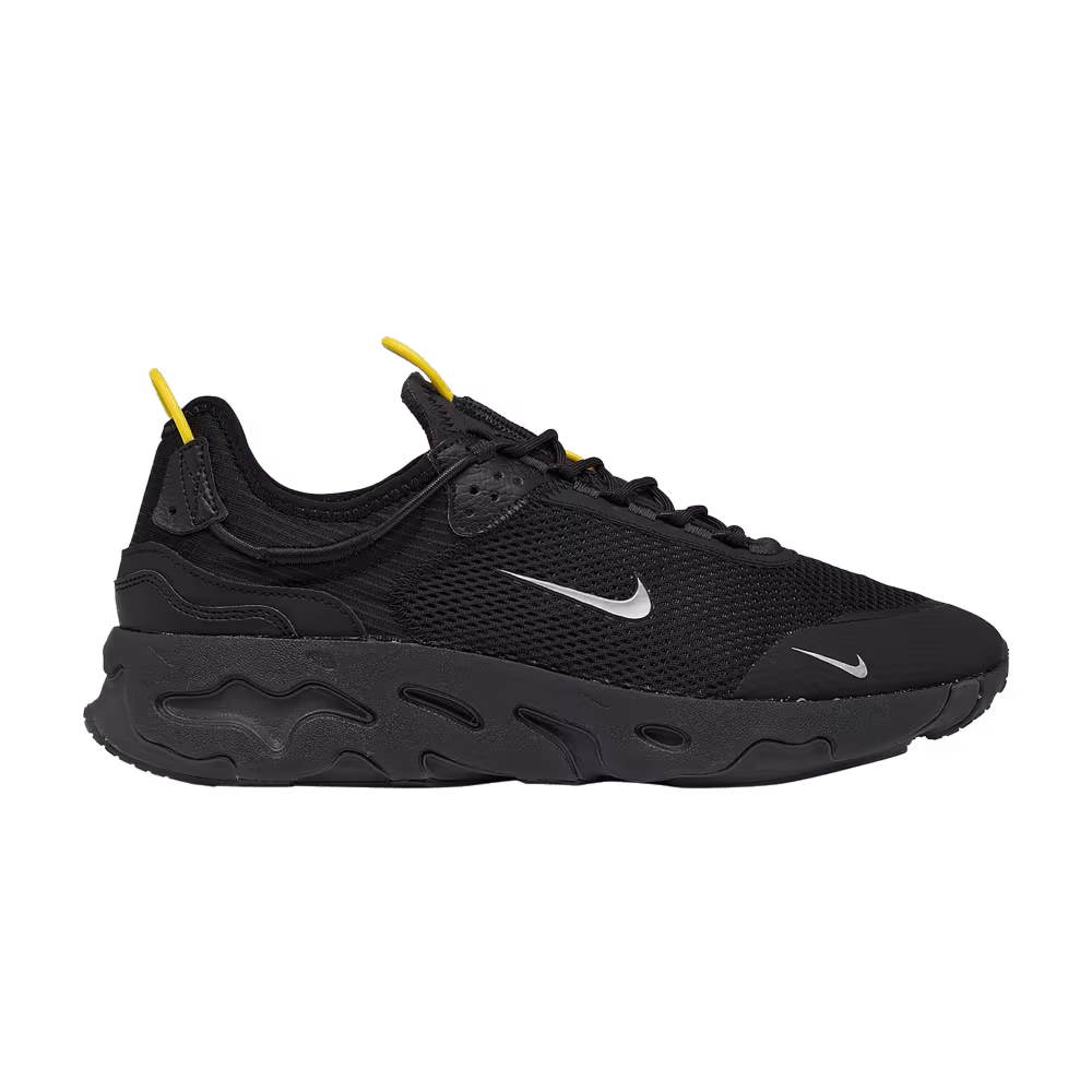 Nike React Live Black Yellow Strike
