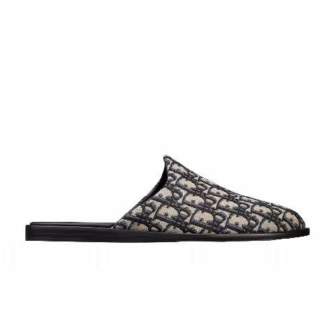Dior Indior Mule 'Dior Oblique - Beige Black'