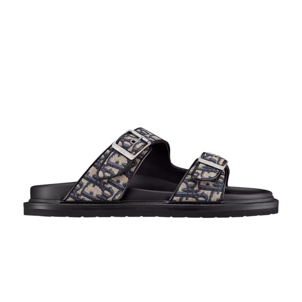 Dior Aqua Sandal Dior Oblique - Black Beige