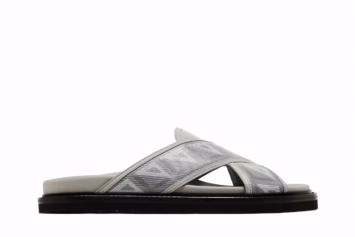 Dior Aqua Sandal CD Diamond - Grey, view 2