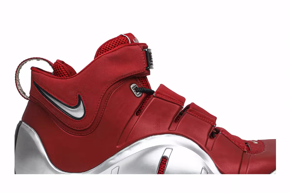 Nike Zoom Lebron 4 Ohio State University Away, view 3