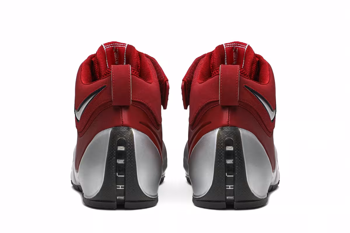 Nike Zoom Lebron 4 Ohio State University Away, view 7