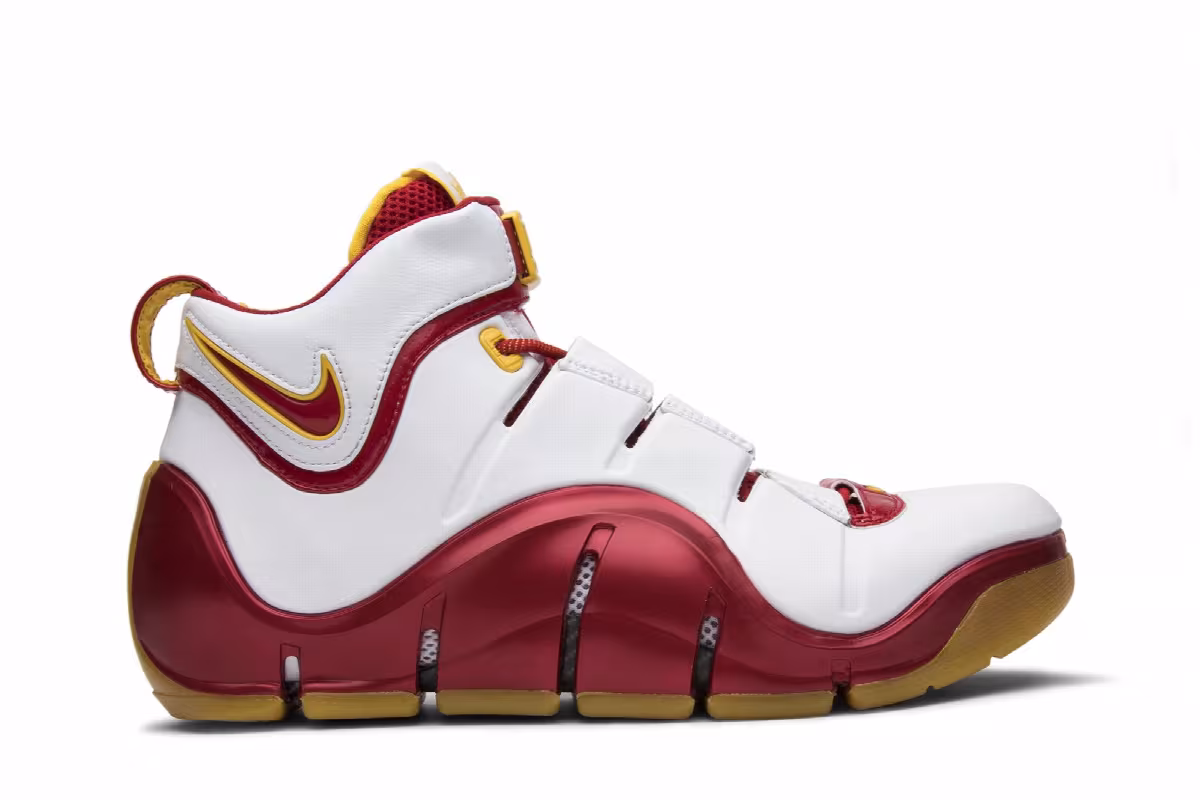 Nike Zoom LeBron 4 fairfax home, view 2