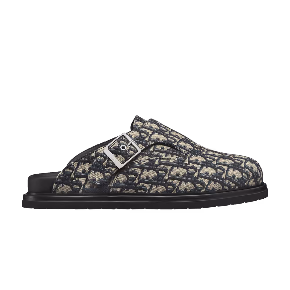 Dior Aqua Mule Dior Oblique - Beige Black