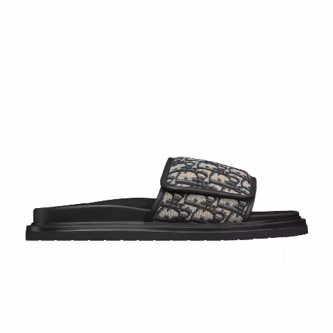 Dior Aqua Sandal 'Dior Oblique - Black Beige'