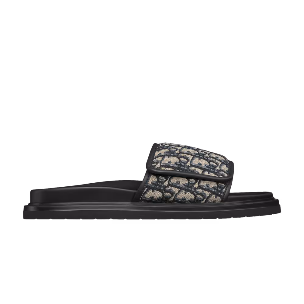 Dior Aqua Sandal Dior Oblique - Black Beige